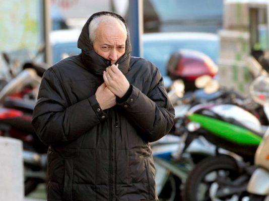 Telediario 1 - Fin de semana con mucho frío