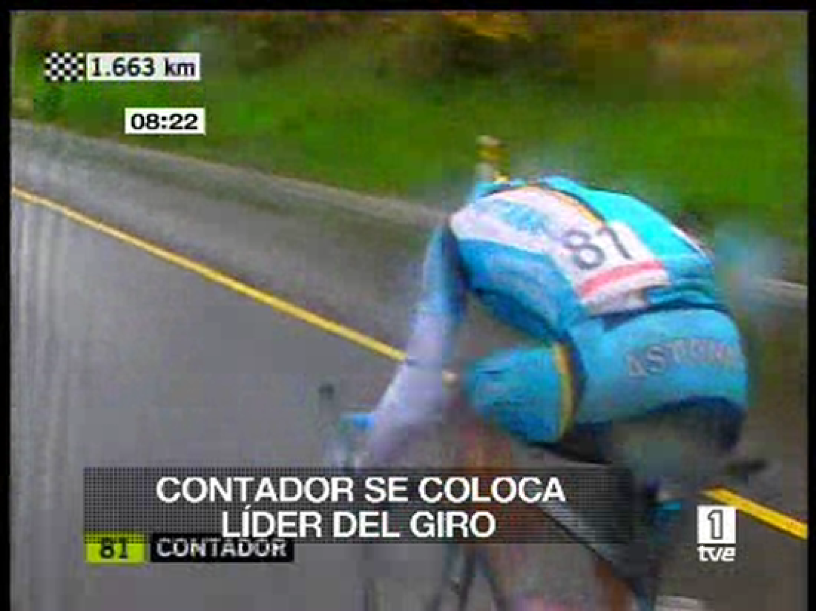 Alberto Contador, nuevo líder del Giro.