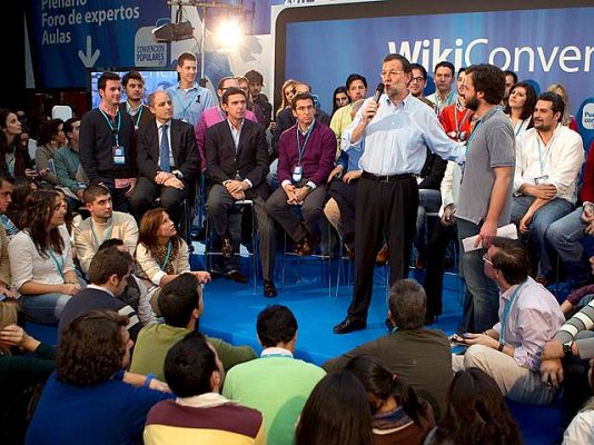 Telediario 1 - Congreso Nacional del PP en Sevilla