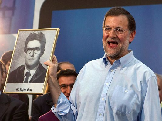 Telediario 1 - Rajoy pide revisar las pensiones