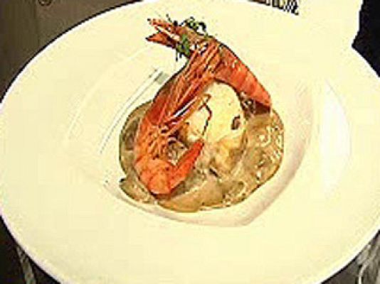 RTVE Cocina - Rape con setas y gambas