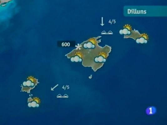 Informatiu Balear - El temps en les Illes Balears - 24/01/11