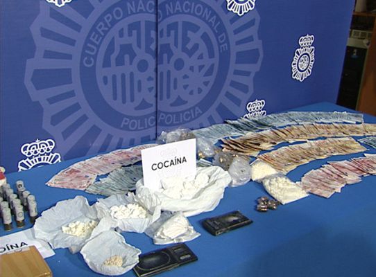 Telediario 1 - Golpe contra la droga en Madrid