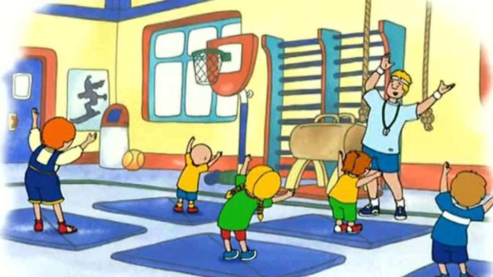 El día de gimnasia de caillou - Caillou | Ver