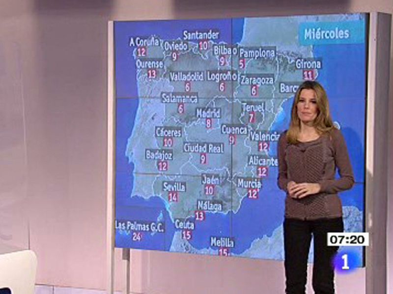 Lluvias fuertes en el Estrecho y viento en Canarias