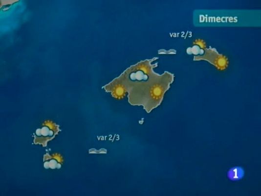 Informatiu Balear - El temps en les Illes Balears - 26/01/11