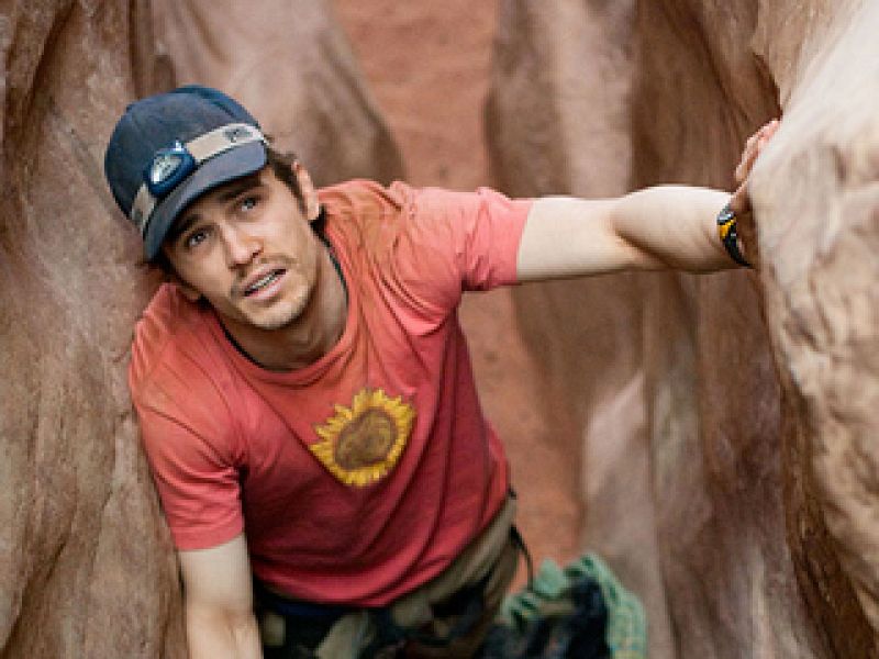 Reportaje exclusivo para RTVE.es sobre la película de Danny Boyle, '127 Horas', que está nominada a seis Oscar, incluídos mejor película y actor.