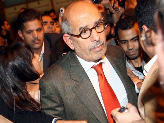 Telediario 1 - Las protestas en Egipto