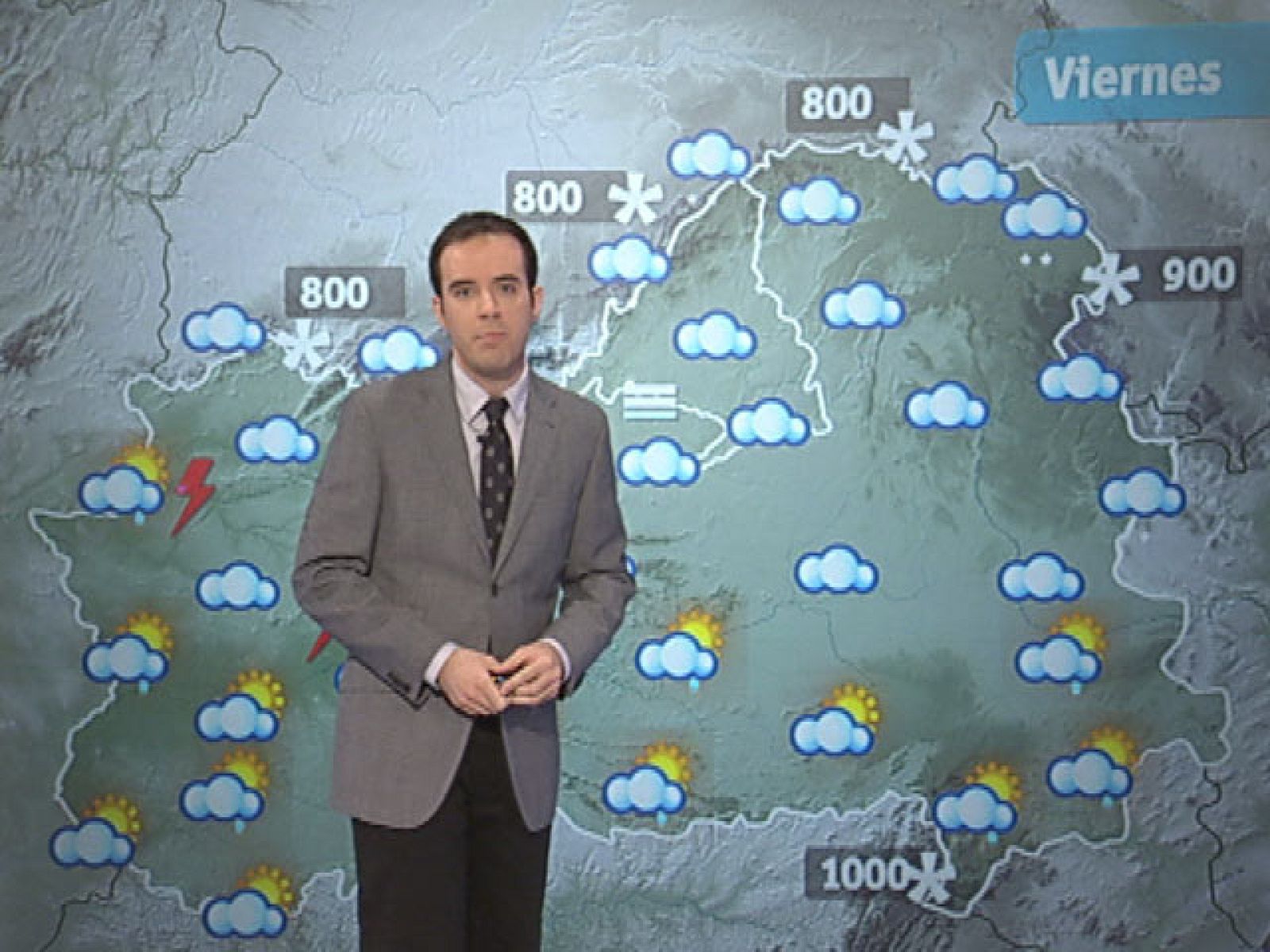 El Tiempo - Nevadas en el norte, centro y zonas altas del sureste de la península - 27/01/11 - El tiempo | Ver