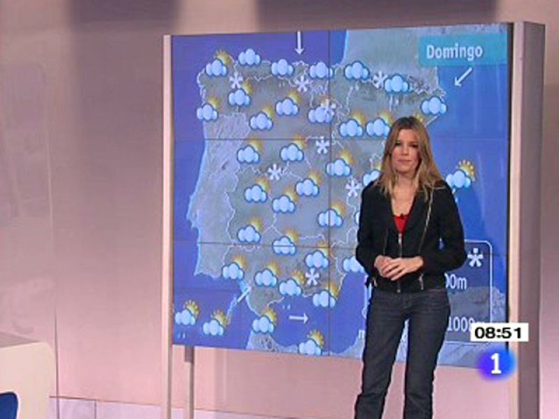 Nieve en cotas bajas del centro y norte peninsular