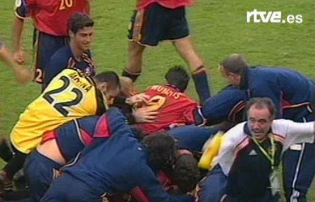 Telediario 1 - Euro' 2000: España 4 - 3 Yugoslavia